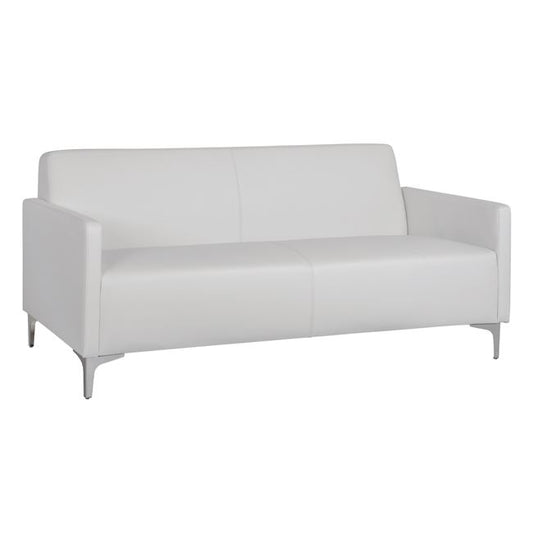 Sofa 3 seater Nellie HM3159.32 with white PU 163x71x71cm image 1