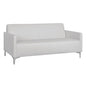 Sofa 3 seater Nellie HM3159.32 with white PU 163x71x71cm image 1