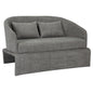 SOFA 2-SEATER BEVY2 HM9678.01 GREY BOUCLE FABRIC-METAL FRAME 128x72x74Hcm. image 1