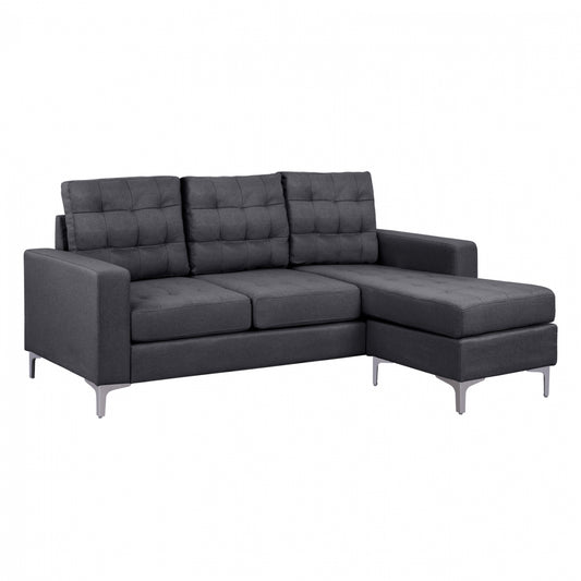 Reversible Corner Sofa Santino HM3152.01 Grey Fabrix 192x129x82cm image 1
