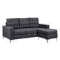 Reversible Corner Sofa Santino HM3152.01 Grey Fabrix 192x129x82cm image 1