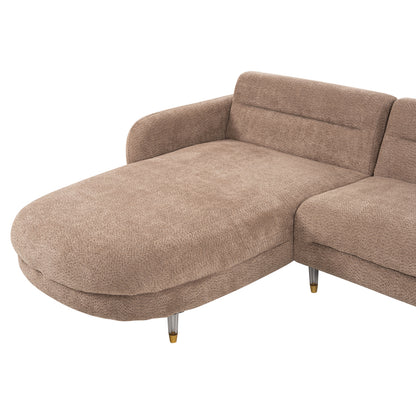 Обратим ъглов диван Flyer с висок метален крак 285x86-172x74Hcm