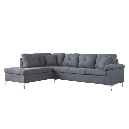 Left Corner Sofa 282x197x90 cm HM3087L Grey image 1