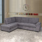 Sofa bed Jade left corner in dark grey color HM3144.02L 252x159x84h cm image 1