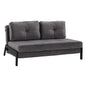 Sofa Bed Velvet Grey 2 1/2 Seater HM3079.11 151x92x66cm image 1
