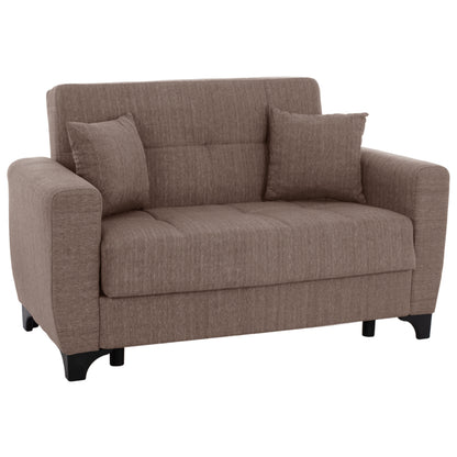 HM3243.02, 2-SEATER SOFA-BED, BEIGE, TALL BACK, 160x84x88 image 1