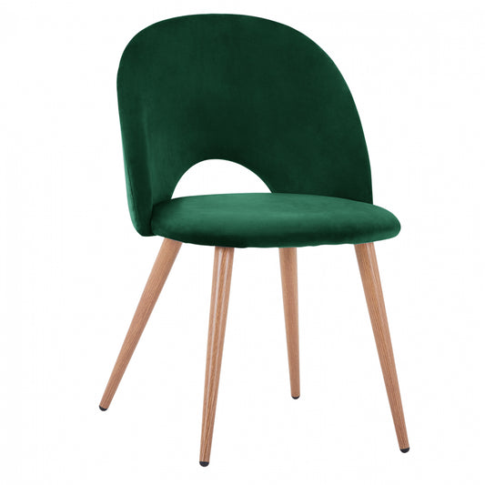 VELVET CHAIR SADIE WITH METAL LEGS HM8544.03 52x49,5x77Y cm. image 1