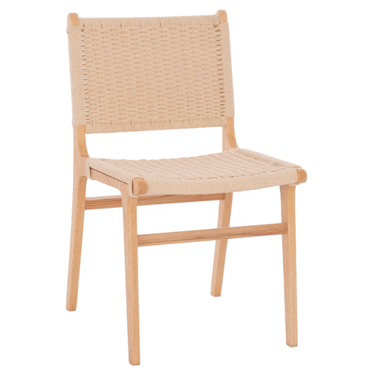 CHAIR HM9330.01 IGNACIO RUBBERWOOD KNITTED NATURAL ROPE 50X60X87H image 1