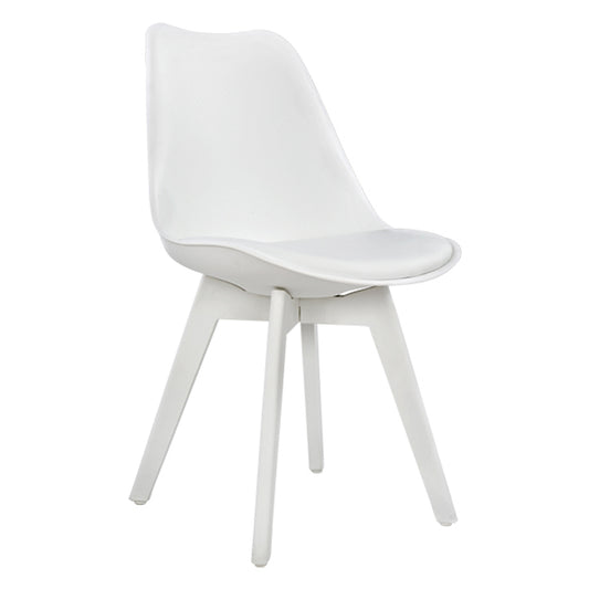 Chair Vegas HM0033.31 POLYPROPYLENE-PU-WHITE 47,5x55x82 cm image 1