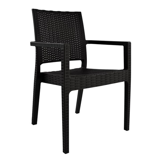 Chair with arms Polypropylene Dark Brown HM5134.02 57x55,5x89 cm image 1