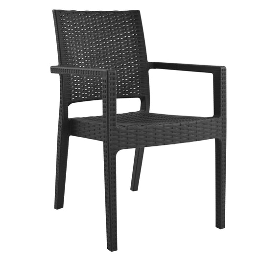 Chair with arms Polypropylene Dark Grey HM5134.01 57x55,5x89 cm image 1