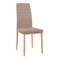 Metallic Chair Lady HM0037.14 Beige Fabric with metallic frame K/D 40x48x95 cm image 1