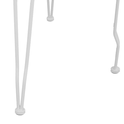 Metallic chair Amore White 42x48x90 cm HM5007.12
