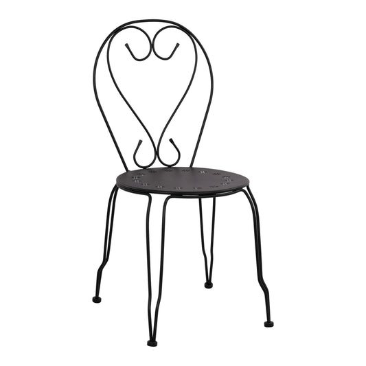 Chair Metallic Amore Black 42x48x90 cm. HM5007.11 image 1