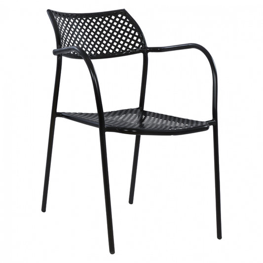Metallic chair Black Thetis HM5173.11 55x58x76.5 cm image 1