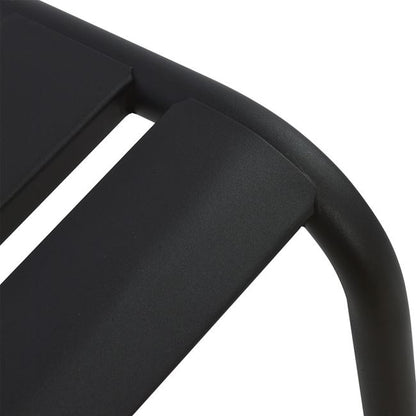 Metallic chair Black Jason HM5177.01 43x50x86cm