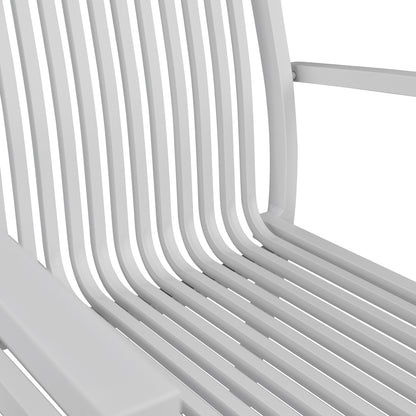Aluminum armchair BRONCA White HM5130.01 54,2x59x83,5 cm