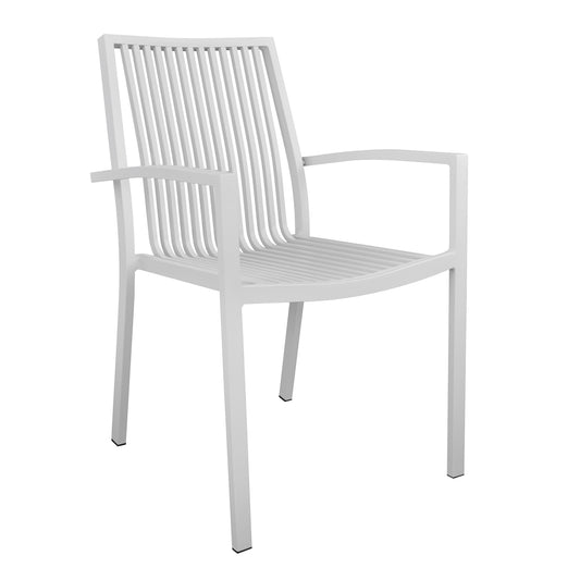 Aluminum armchair BRONCA White HM5130.01 54,2x59x83,5 cm image 1
