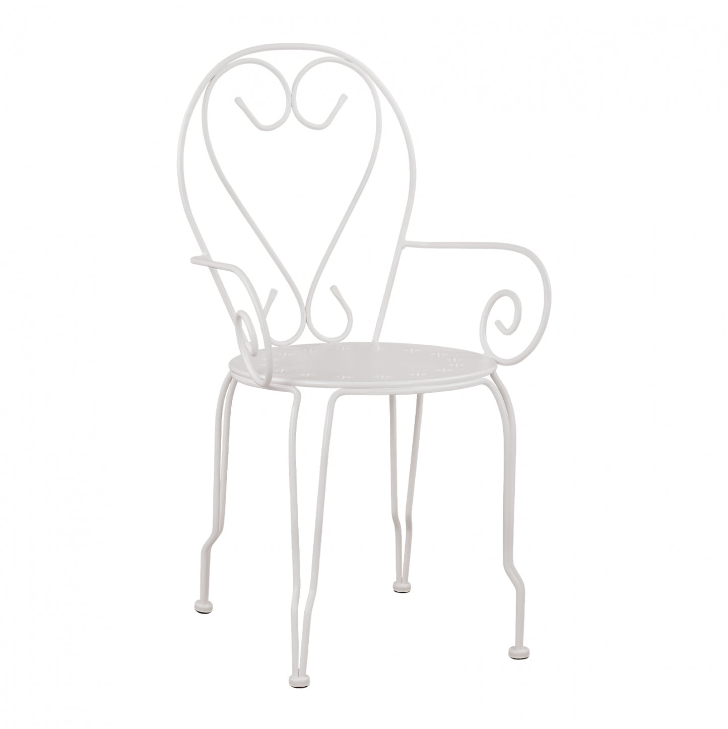 Metallic armchair Amore White HM5008.12 49x48x90 cm image 1