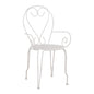 Metallic armchair Amore White HM5008.12 49x48x90 cm image 1