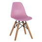 Chair Twist Kid HM8453.05 with wooden legs & seat Pink PP 30,5x33x59 cm image 1