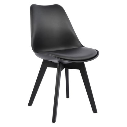 Chair Vegas HM0033.32 POLYPROPYLENE-PU-BLACK 47,5x55x82 cm image 1
