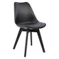 Chair Vegas HM0033.32 POLYPROPYLENE-PU-BLACK 47,5x55x82 cm image 1