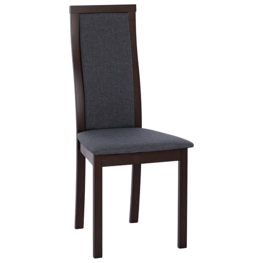 CHAIR BEECH WOOD IN WALNUT COLOR HM9257.01 45x55x100Hcm. image 1