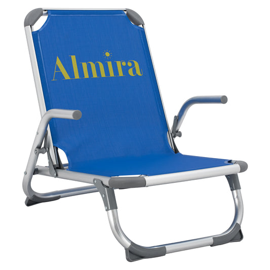 Chair for the beach HM5053.01 Heavy type Blue Aluminum 56x70x66 cm. image 1