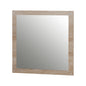 WALL MIRROR HM4360 MELAMINE IN SONAMA 80x70x1.8(depth)cm. image 1
