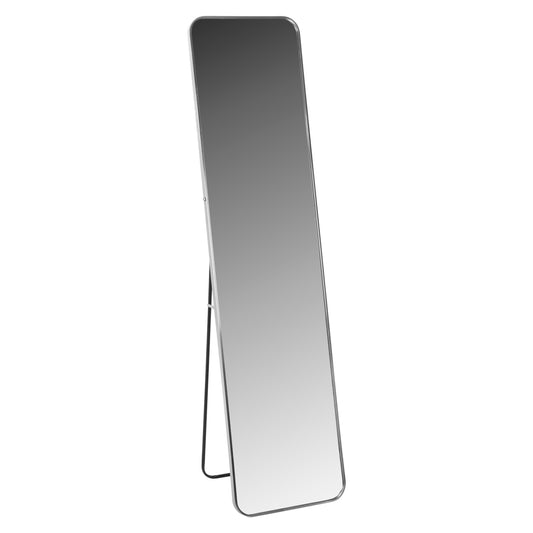 FLOOR STANDING MIRROR BOELY HM9577.40 ALUMINUM FRAME IN SILVER COLOR 40x35x160Hcm. image 1