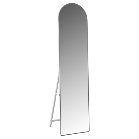 FLOOR STANDING MIRROR JOELY HM9578.40 ALUMINUM FRAME IN SILVER COLOR 40x31x160Hcm. image 1