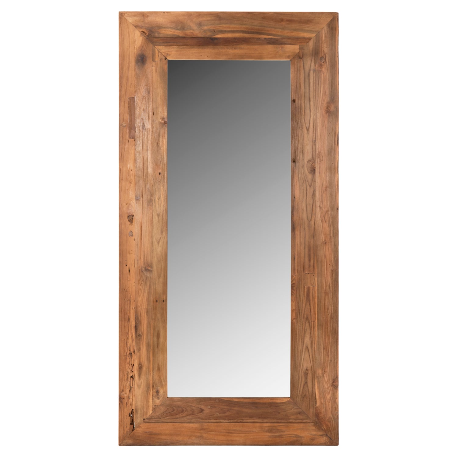 WALL MIRROR YORKSHIRE HM4269 RECYCLED TEAK WOOD FRAME 160x230cm. image 1