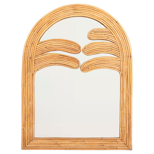 WALL MIRROR REFLECT HM4366 NATURAL RATTAN FRAME 61x5x80Hcm. image 1