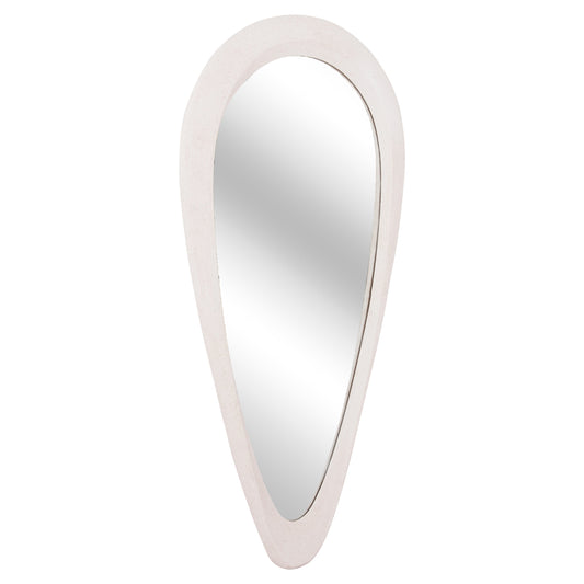 WALL MIRROR SERIES SANTORINI HM4512 MDF IN OFF-WHITE 54x3,5x120Hcm. image 1