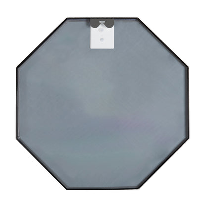 WALL MIRROR HM9583.01 OCTAGON BLACK ALUMINUM FRAME 55,5x2,5x55,5Hcm.