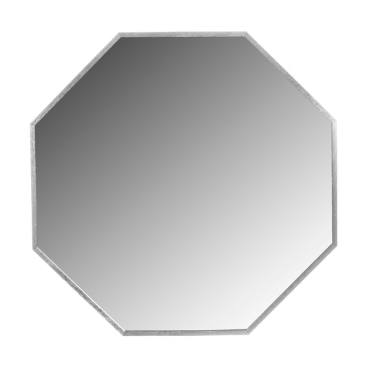 WALL MIRROR HM9583.40 OCTAGON SILVER ALUMINUM FRAME 55,5x2,5x55,5Hcm. image 1