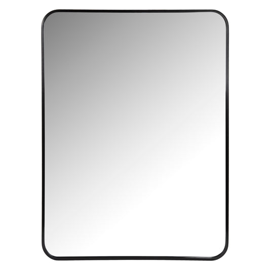WALL MIRROR HM9584.01 BLACK ALUMINUM FRAME 60x3x80Hcm. image 1