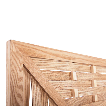 WALL MIRROR RECTANGULAR HM4225 BAMBOO IN OAK COLOR 120x2,5x80 cm.