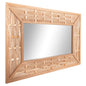 WALL MIRROR RECTANGULAR HM4225 BAMBOO IN OAK COLOR 120x2,5x80 cm. image 1