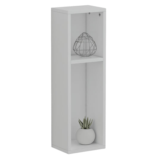 WALL BEDSIDE STAND BONEN HM8936.11 MELAMINE IN WHITE 20x15x65Hcm. image 1
