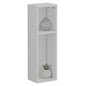 WALL BEDSIDE STAND BONEN HM8936.11 MELAMINE IN WHITE 20x15x65Hcm. image 1