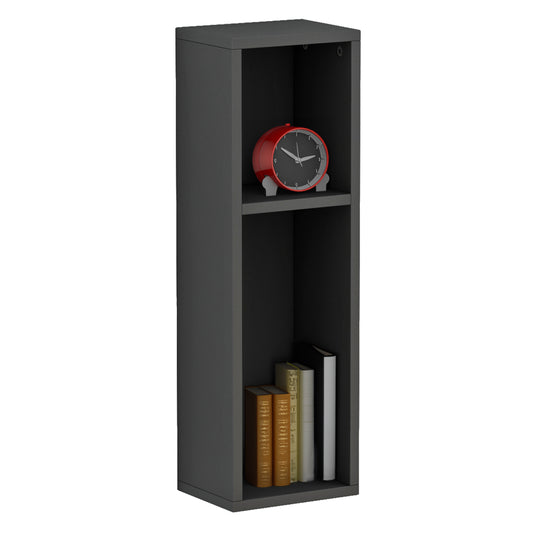 WALL BEDSIDE STAND BONEN HM9070.20 MELAMINE IN GREY 20x15x65Hcm. image 1