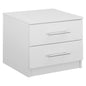 NIGHT STAND HM2220.05 WHITE 48x40,5x41,5 cm. image 1