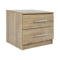 Bedside table Melamine HM2220.02 sonama 48x40.5x41.5 image 1