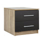 Bedside table Melamine HM2220.04 Sonama Grey 48x40x41cm image 1