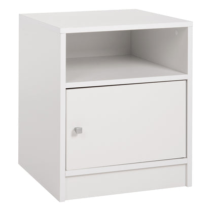 NIGHTSTAND MALORY HM2205.05 WHITE MELAMINE 40x40x50Hcm. image 1