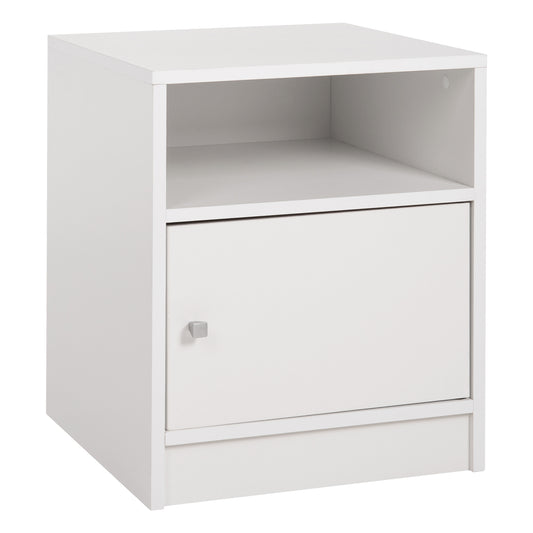 NIGHTSTAND MALORY HM2205.05 WHITE MELAMINE 40x40x50Hcm. image 1