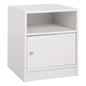 NIGHTSTAND MALORY HM2205.05 WHITE MELAMINE 40x40x50Hcm. image 1