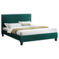 CYPRESS GREEN VELVET BED HM553.13 FOR MATTRESS 150x200 CM. image 1